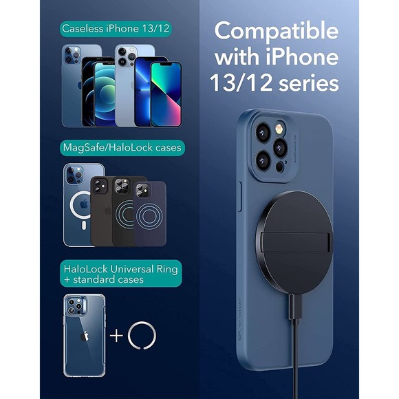 HALO LOCK KICKSTAND WIRELESS CHARGER - Picture 7 of 8